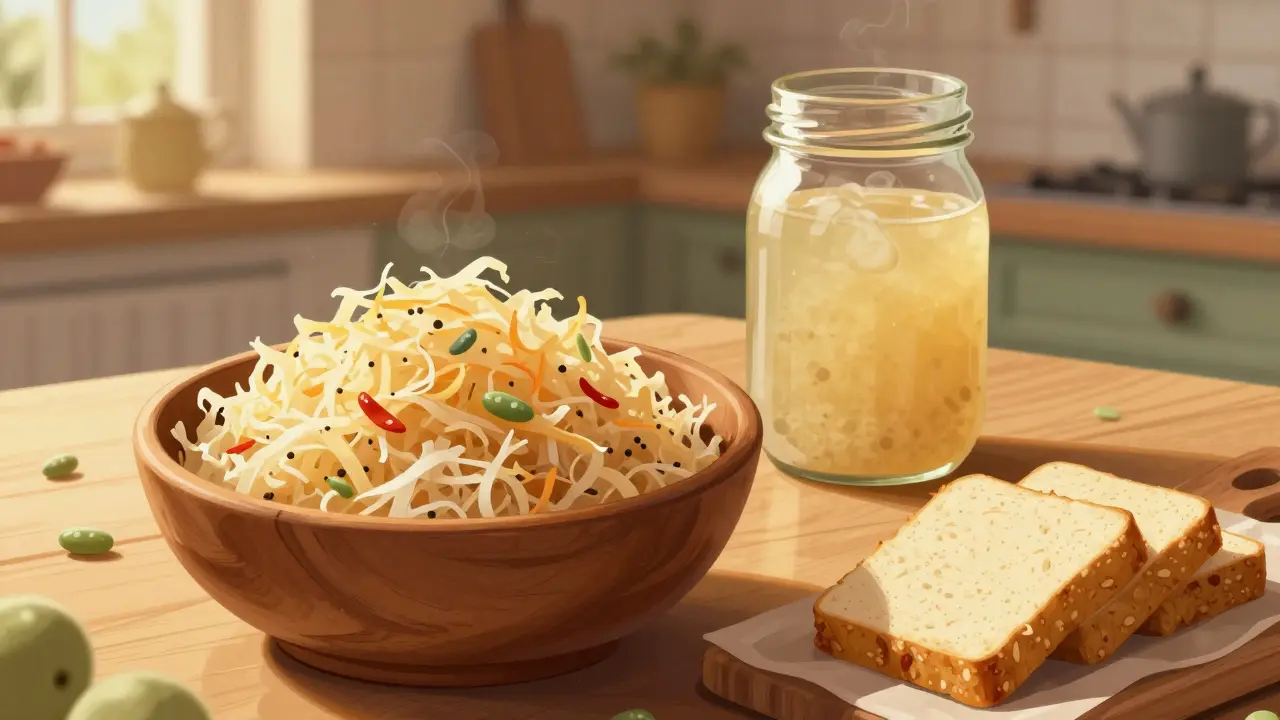 Klasická česká kuchyně s kvašenou kapustou, kvass a tempehem