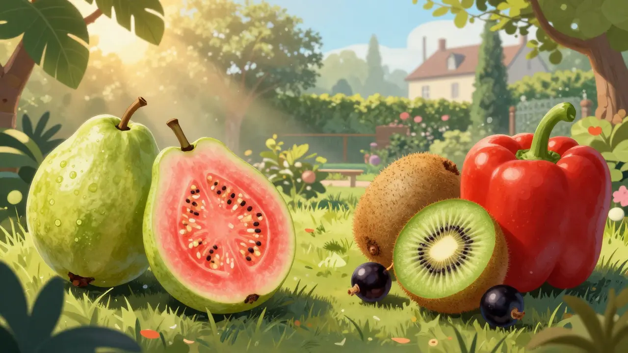 Srovnání tropického a místního ovoce jako zdrojů vitamínu C